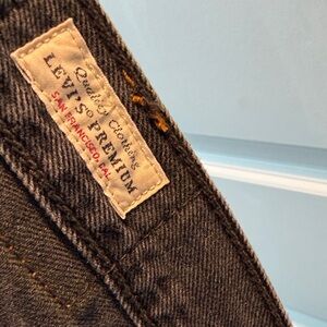 Levi's Premium Black dad Jeans for Men